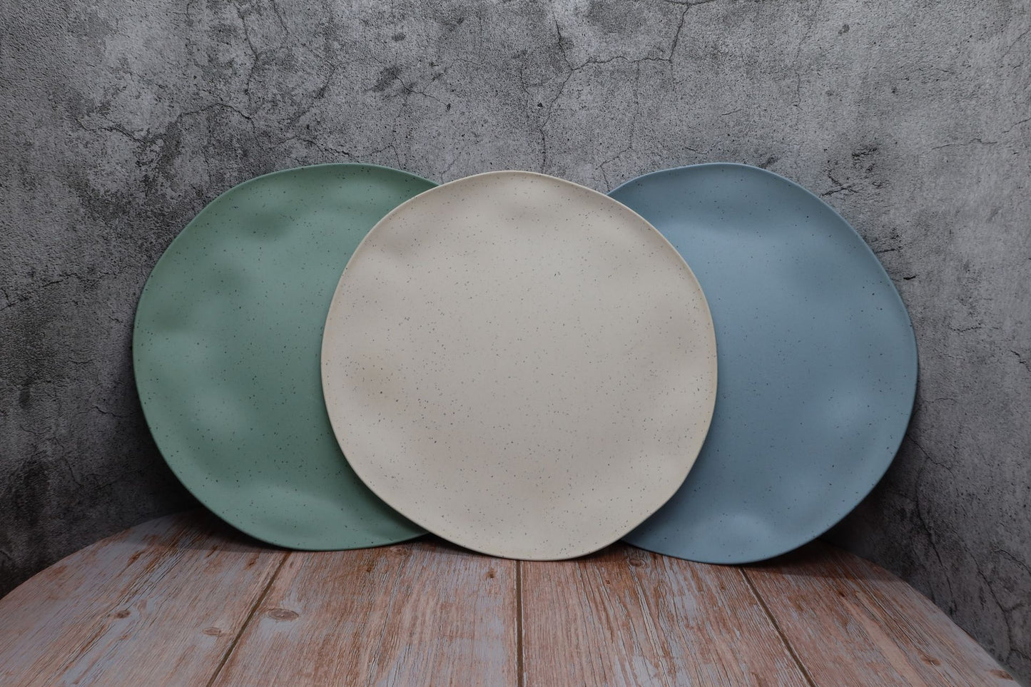 Rustique Large Plate x 2 - Blue Lagoon